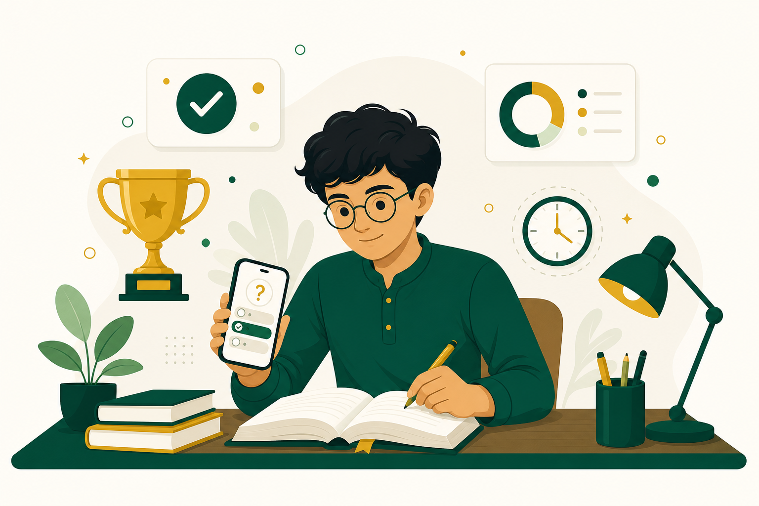 শিক্ষার্থী অ্যাপে প্রস্তুতি নিচ্ছে